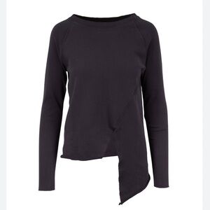 Frank & Eileen navy asymmetrical hem sweatshirt in great shape, size large